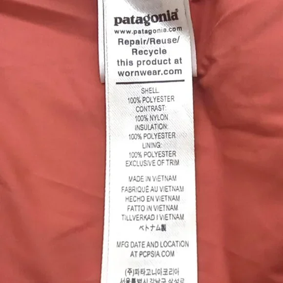 Patagonia R1 Jacket Women Small Brown Cross Strata Full Zip Everfi Patch Pockets - Picture 8 of 10